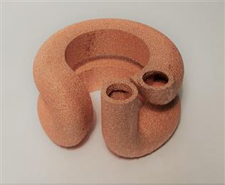 GE Additive Arcam EBM - pure copper induction coil. 
(Photo: GE Additive, GEADPR030)